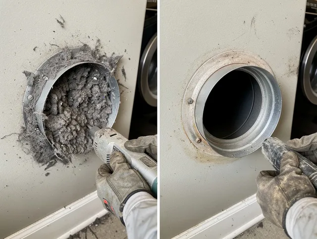 Professional clogged vent cleaning by South Whittier Dryer Vent Cleaning in South Whittier