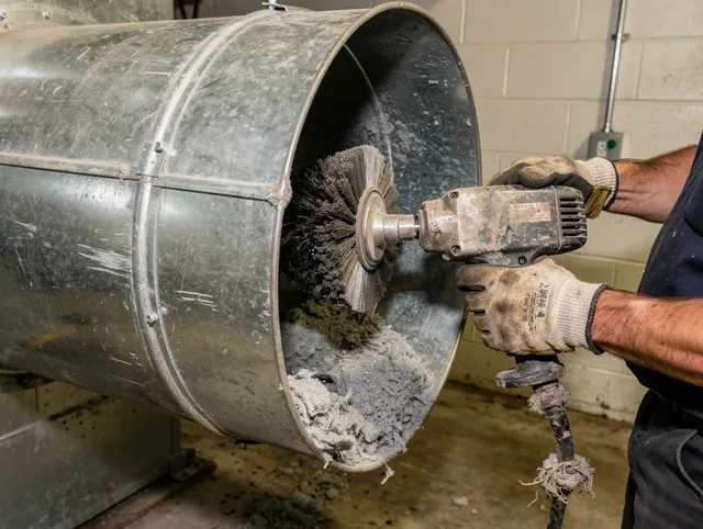 Industrial-grade dryer vent cleaning by South Whittier Dryer Vent Cleaning in South Whittier