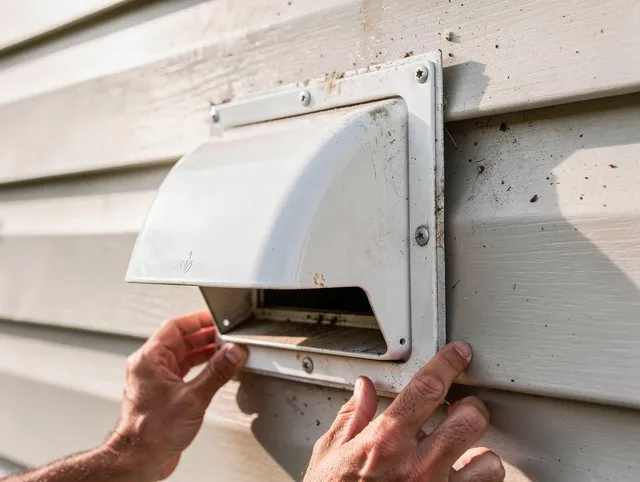 South Whittier Dryer Vent Cleaning technician delivering thorough residential dryer vent cleaning service in South Whittier